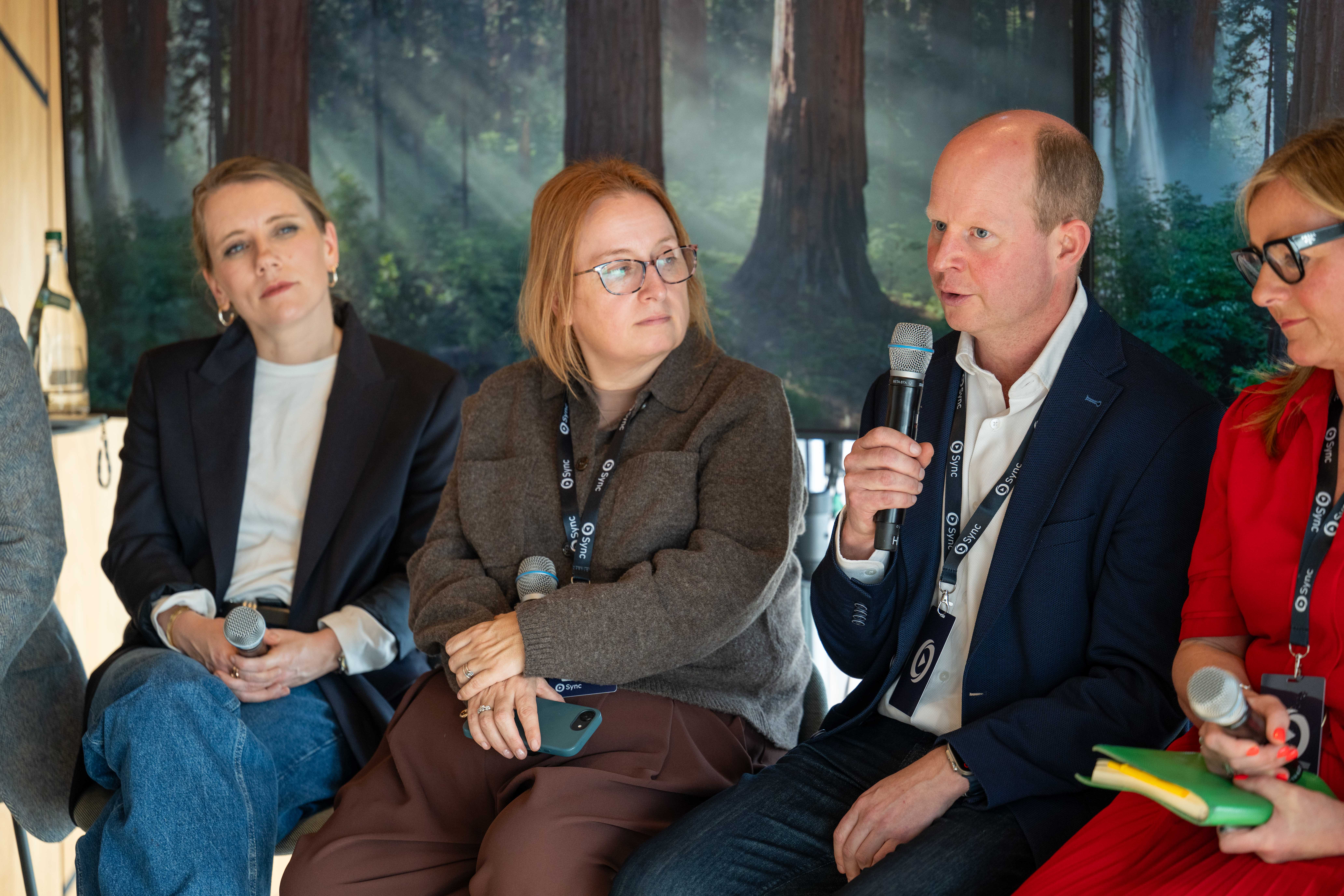 Panel discussion at Sync