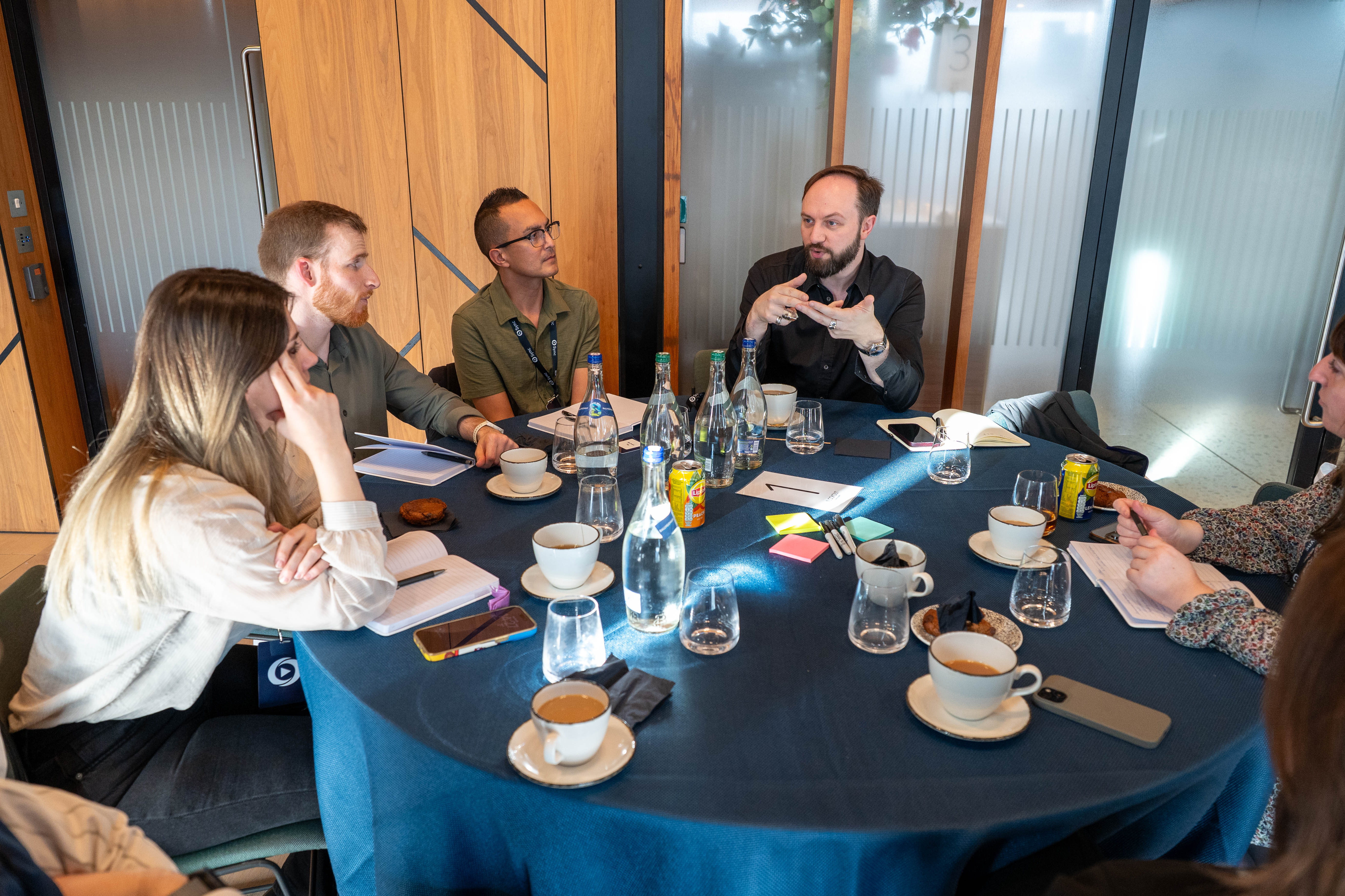 Roundtable discussion at Sync